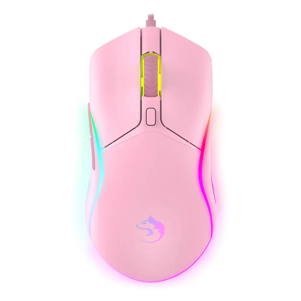 Mouse Gamer Fade Rosa